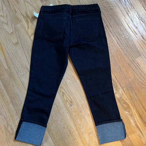 NWT Womens Gap Always Skinny Jeans Dark Wash cuffed jeans GAP 1969 size 29s - Picture 4 of 4